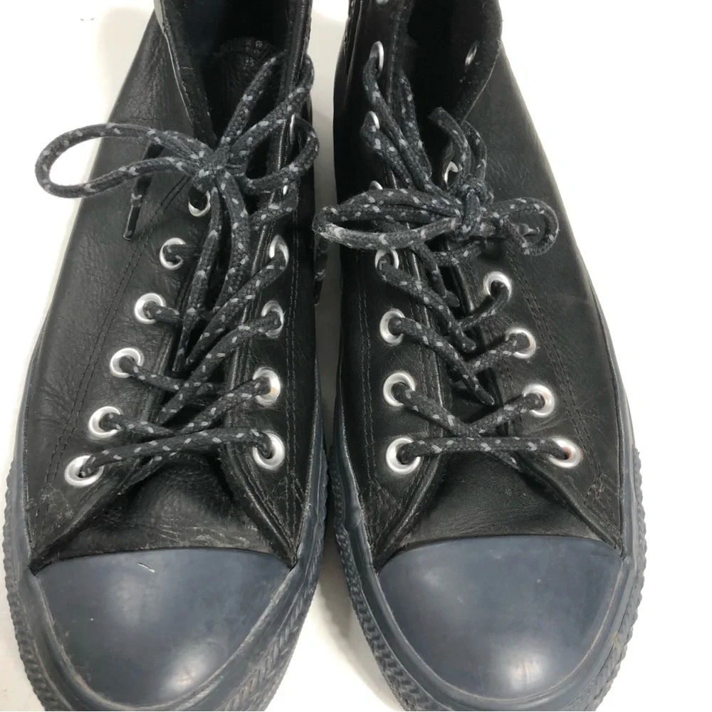 Converse Chuck Taylor All Star Mono Leather High Top, size 9M or 11W - Picture 6 of 9